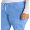 Dickies EDS Essentials Scrubs for Women, Drawstring Cargo Scrub Pants with Four-Way Stretch and Moisture Wicking DK010, S, Ci Ciel view 4