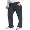 Dickies EDS Essentials Women Scrubs Pant Natural Rise Tapered Leg Pull-on Plus Size DK005, 2XL, Pewter view 4
