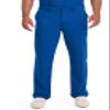 Dickies Scrub Pant for Men Natural Rise Drawstring Bottoms with 6 Pockets and Back Elastic Waistband - DK015, S Short, Royal view 1
