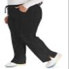 EDS Essentials Scrubs for Women, Drawstring Cargo Scrub Pants DK010P, XL Petite, Black view 4