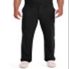 Dickies Scrub Pant for Men Natural Rise Drawstring Bottoms with 6 Pockets and Back Elastic Waistband - DK015, S Short, Black view 1