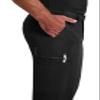 Dickies Scrub Pant for Men Natural Rise Drawstring Bottoms with 6 Pockets and Back Elastic Waistband - DK015, S Short, Black view 3