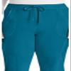 Dickies EDS Essentials Scrubs for Women, Drawstring Cargo Scrub Pants with Four-Way Stretch and Moisture Wicking DK010, S, Ca Caribbean Blue view 2