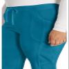 Dickies EDS Essentials Scrubs for Women, Drawstring Cargo Scrub Pants with Four-Way Stretch and Moisture Wicking DK010, S, Ca Caribbean Blue view 4