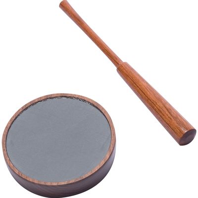 Rocky Mountain Hunting Calls 217 Strike A Strut Turkey Friction Call Strutter Box with American Walnut Pot, Slate Striking Surface, and Brazilian Cherry Wood Striker