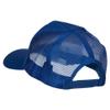 3D NASA Letters Logo Embroidered Twill Mesh Cap - Royal OSFM view 3