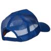 3D NASA Letters Logo Embroidered Twill Mesh Cap - Royal OSFM view 4