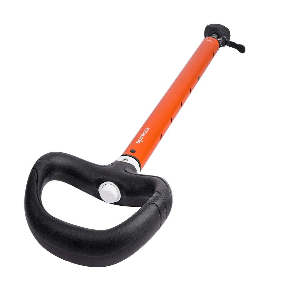 Spinlock Orange - Asymetric Handle Tiller Extension with Diabolo universal joint 750-12000mm