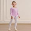 WEGETIT Toddler Leotards for Girls Gymnastics Long Sleeve Purple,2-4 Years view 3
