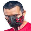 Sparthos High Altitude Mask for Training  for Gym Workout, Running, Cyclist, Cardio - Fitness Hypoxic Resistance Mask 2 3  Urban Lung Exercise Face X Men Paintball [Red Camo + Case] view 1