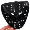 Gmasking Horror Halloween Costume Hockey Adult Mask Party Cosplay Props (Black-silver) view 3