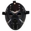 Gmasking Horror Halloween Costume Hockey Adult Mask Party Cosplay Props (Black-silver) view 4