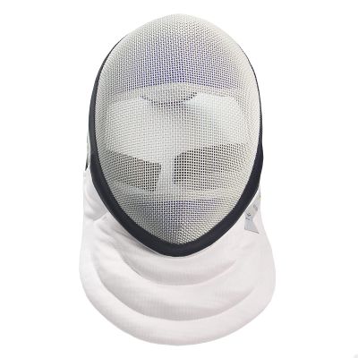 LEONARK Fencing Epee Mask Hema Helmet CE 350N Certified National Grade Masque - Fencing Protective Gear (White, Medium)