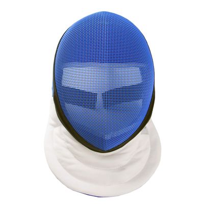 LEONARK Fencing Epee Mask Hema Helmet CE 350N Certified National Grade Masque - Fencing Protective Gear (Blue, Small)