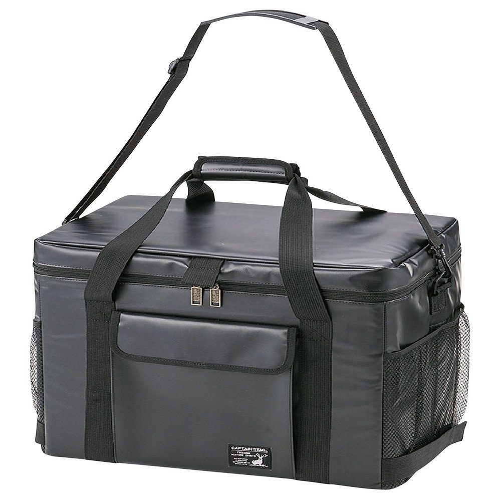 Captain Stagg (CAPTAIN STAG) Cooler Bag Cooler Bag Soft Cooler [Capacity 33L / Folding Storage Accepted Bag CS Black Label UE-566