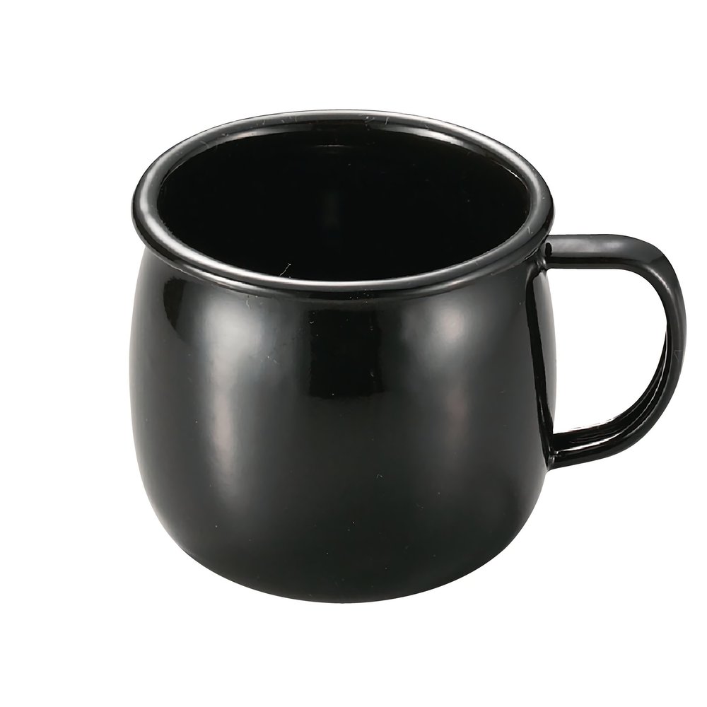 Captain Stagg (CAPTAIN STAG) BBQ for Cup Enamel Mug Cup 400ml Black CS Black Label UH-519