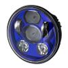 Eagle Lights 5.75 inch Blue LED Projection Headlight - Generation III for Harley Sportster, Indian Scout (Blue) view 2