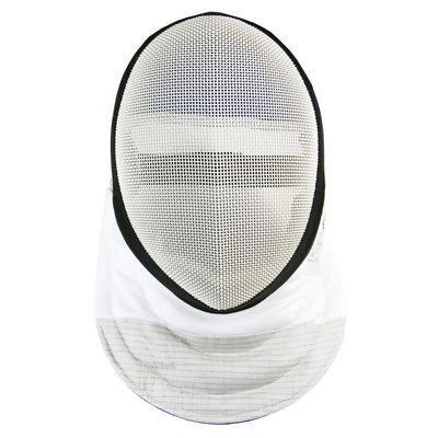 LEONARK Fencing Foil Mask CE 350N Certified National Grade Masque - Fencing Protective Gear (White, XL)