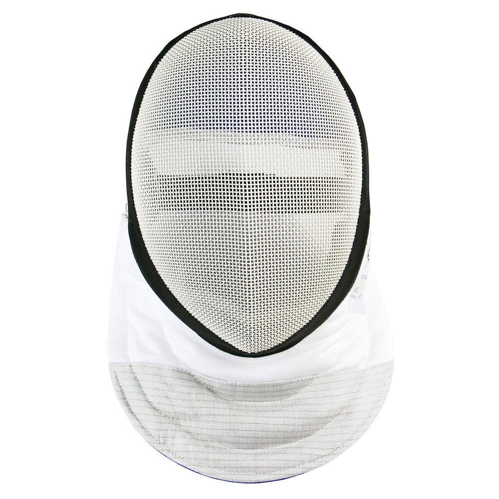 LEONARK Fencing Foil Mask CE 350N Certified National Grade Masque - Fencing Protective Gear (White, XL)