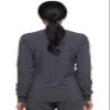 Dickies Scrub Jackets For Woman Snap Front Warm-up Jacket With 2 Pockets - DK305, XL, Pewter view 4