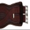 Horse Fare Products PVC Contoured English Girth with Double Elastic (Brown, 34") view 1