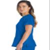 Dickies EDS Essentials Scrubs, V-Neck Womens Tops with Four-Way Stretch and Moisture Wicking Plus Size DK615, 2XL, Royal view 4
