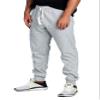 PROGO USA Men's Joggers Sweatpants Basic Fleece Marled Jogger Pant Elastic Waist (Medium, Heather Grey (Slanted Pocket)) view 2