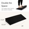 StrongTek XL Foam Yoga Wedge Blocks, Black, Set of 2, 16.5 Incline, 13"  12.75"  3.75", for Yoga, Stretching, Squats & Physical Therapy view 3
