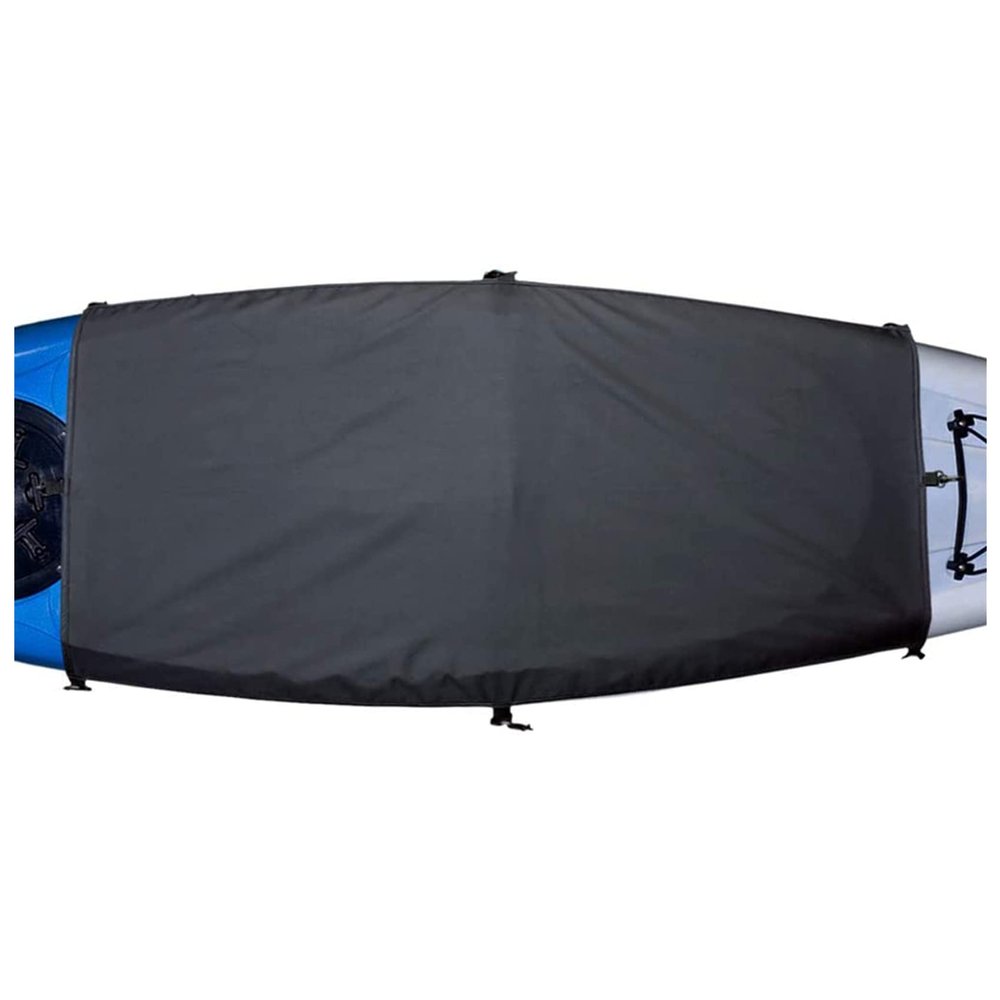 Explore Land Universal Kayak Cockpit Drape Waterproof Seal Cockpit Cover for Indoor and Outdoor Regular 44 x 28 inch, Black