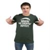 Go All Out X-Large Forest Green Adult Where We Dropping Boys T-Shirt view 1