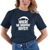 Go All Out Large Navy Blue Adult Where We Dropping Boys T-Shirt view 2