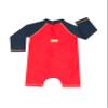 Color Fingers Sunsuit/Swimsuit with Snap Buttons, As Shown, 6/12 view 2