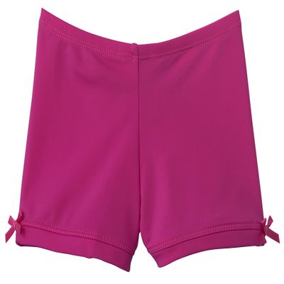 Monkeybar Buddies Worry-Free Girl's Playground Shorts, Nylon and Spandex Blend, Size 16, Fuchsia