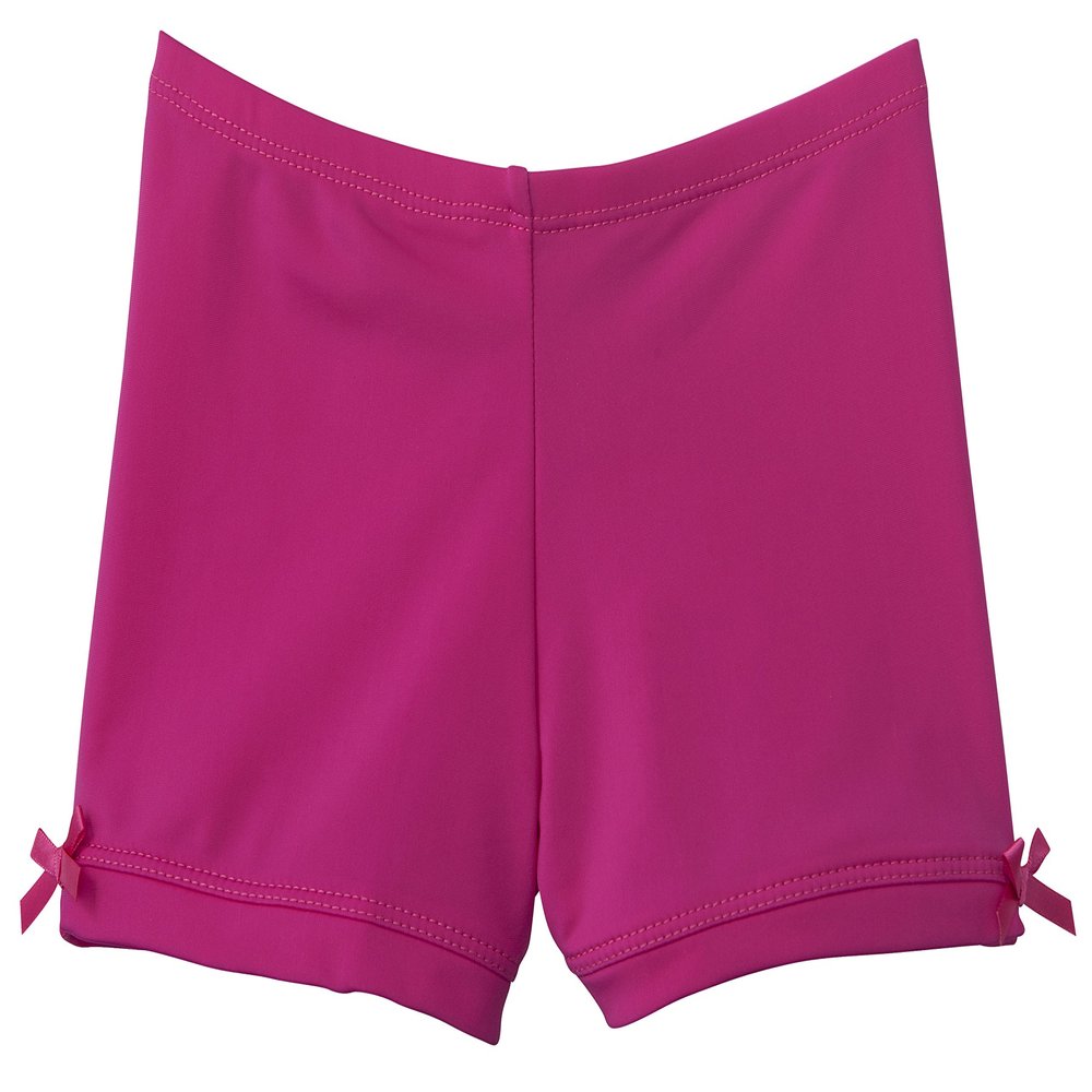 Monkeybar Buddies Worry-Free Girl's Playground Shorts, Nylon and Spandex Blend, Size 16, Fuchsia