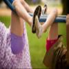 Monkeybar Buddies Worry-Free Girl's Playground Shorts, Nylon and Spandex Blend, Size 16, Fuchsia view 2
