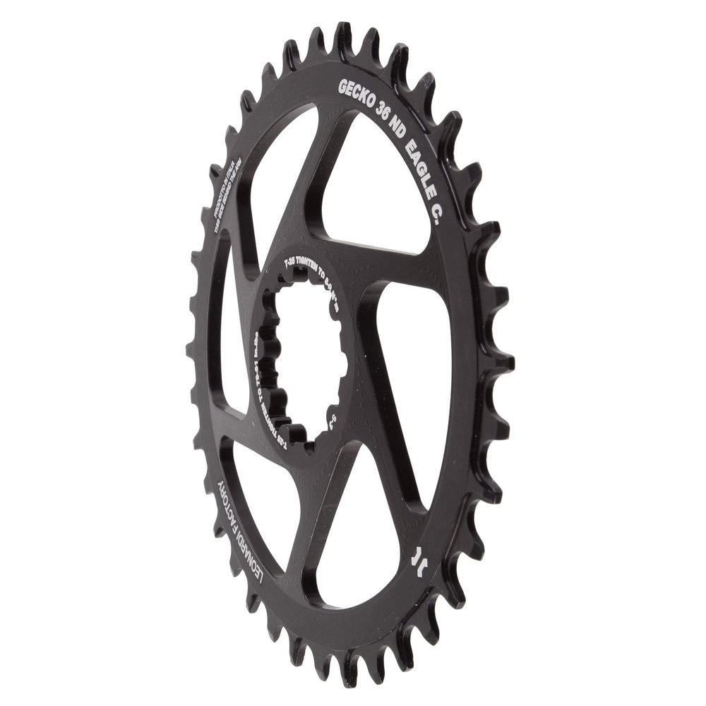 Leonardi Gecko SRAM Boost Spider Less 28-36 Tooth Round Chain Ring to fit SRAM Boost/BIELA Eagle. 3mm Offset. 10/11/12 Chain and Eagle CompatibleCompatibleCompatible (34)