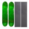 Cal 7 Pack of 2 Blank Maple Skateboard Decks with Grip Tape (8 Inch, Green) view 1
