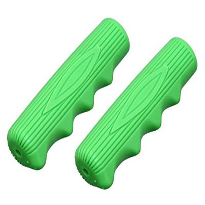 Alta Kraton Rubber Solid Color Bike Grips, Multiple Colors (Green)