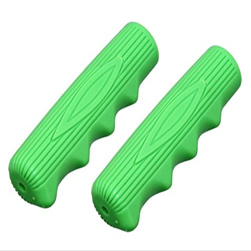 Alta Kraton Rubber Solid Color Bike Grips, Multiple Colors (Green)