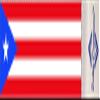 Zules Customs Custom Puerto Rican Strap for Evoshield Elbow or Leg Guard (White w/White/Blue Rubber end) view 2