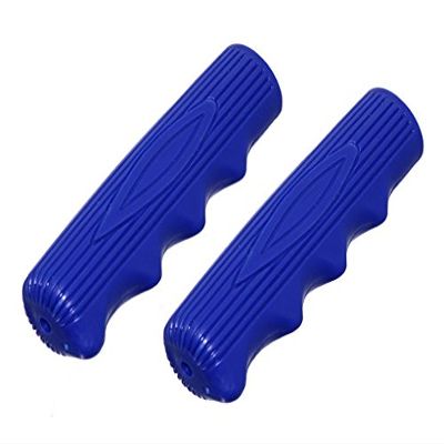 Alta Kraton Rubber Solid Color Bike Grips, Multiple Colors (Blue)