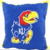 College Covers Everything Comfy Kansas Jayhawks 20" x 28" Fully Stuffed Big Logo Pillow view 1