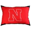College Covers Everything Comfy Nebraska Cornhuskers 20" x 28" Fully Stuffed Big Logo Pillow view 1