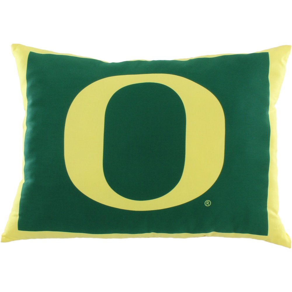 College Covers Everything Comfy Oregon Ducks 20" x 28" Fully Stuffed Big Logo Pillow