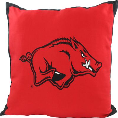 College Covers Everything Comfy Arkansas Razorbacks 20" x 28" Fully Stuffed Big Logo Pillow
