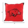 College Covers Everything Comfy Arkansas Razorbacks 20" x 28" Fully Stuffed Big Logo Pillow view 3