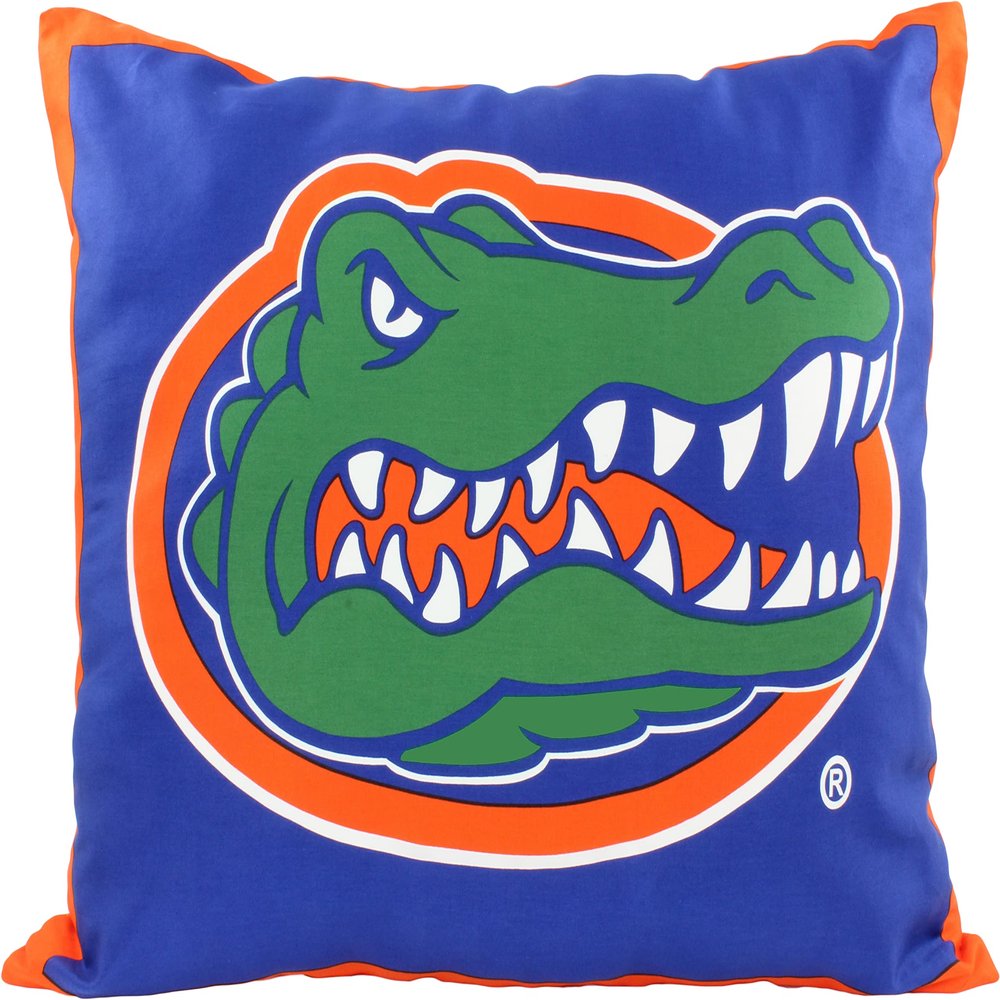 College Covers Everything Comfy Florida Gators 20" x 28" Fully Stuffed Big Logo Pillow
