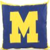 College Covers Everything Comfy Michigan Wolverines 20" x 28" Fully Stuffed Big Logo Pillow view 1