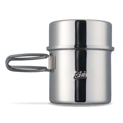 Esbit Unisex's Steel Pot, Silver, 1000ML