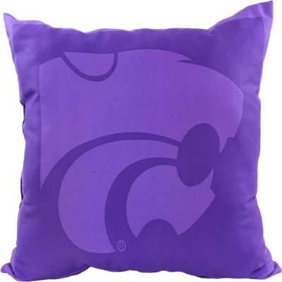 College Covers Everything Comfy Kansas State Wildcats 20" x 28" Fully Stuffed Big Logo Pillow